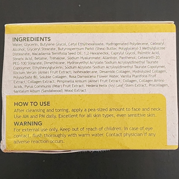 NIB Purifect wrinkle correction collagen ultra booster cream 1.7 fl. oz. - Picture 5 of 6